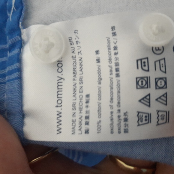 TOMMY HILFIGER Classic Fit Shirt Check Cotton - Picture 9 of 9